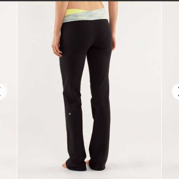 Lululemon Black Women's Yoga Pants - Picture 3 of 10